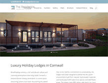 Tablet Screenshot of ecoholidaylodges.com